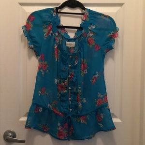 Abercrombie Floral Blouse